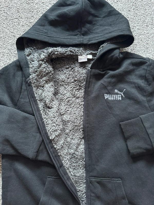 Kids Puma Sherpa Lined Full Zip Jacket