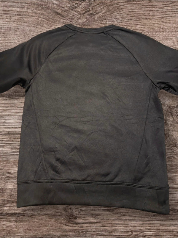 Kids Reebok Crew Neck Black Jumper