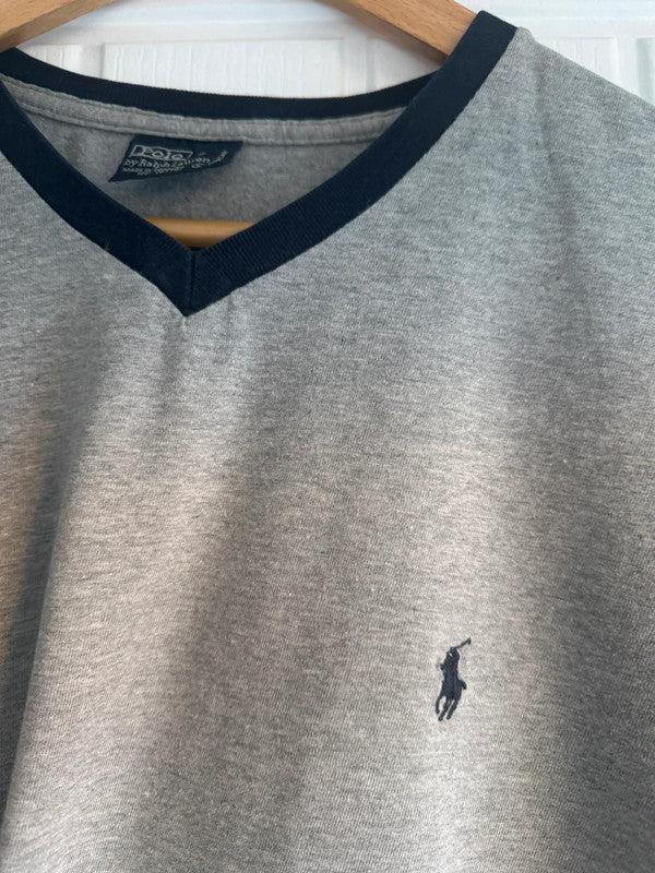 Men’s Ralph Lauren Grey V-Neck T-Shirt