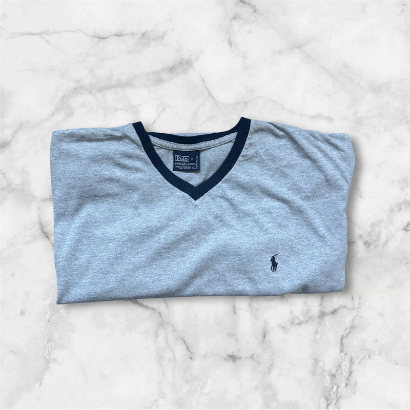 Men’s Ralph Lauren Grey V-Neck T-Shirt