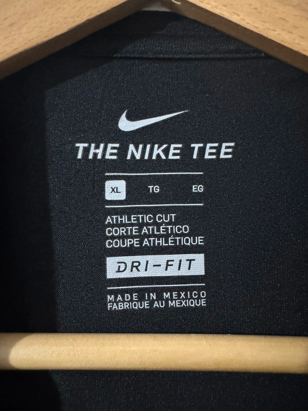 Women’s Black Crew Neck Nike Dri-Fit Sports T-Shirt