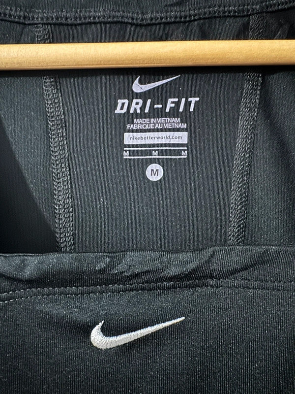 Women’s Black Nike Dri-Fit Sports Short Sleeved T-Shirt