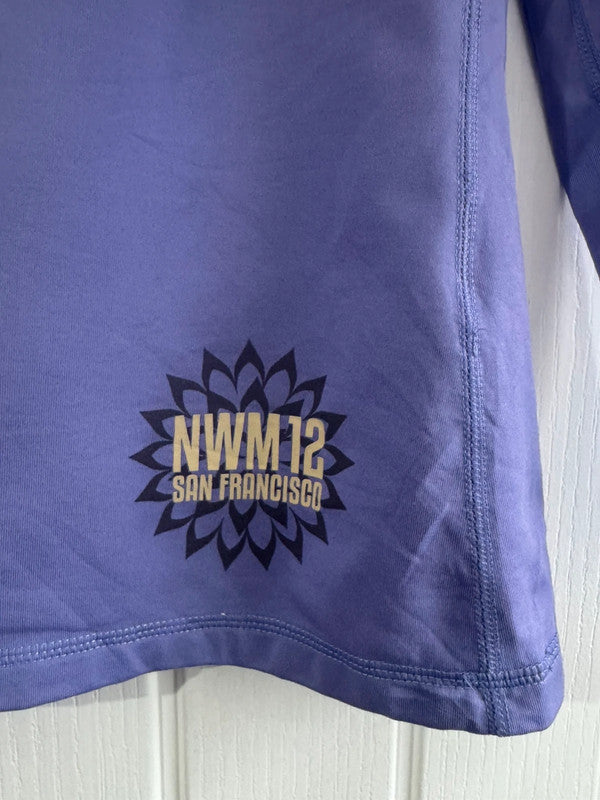 Women’s Nike Pro Purple NWM12 Funnel Neck Hoodie