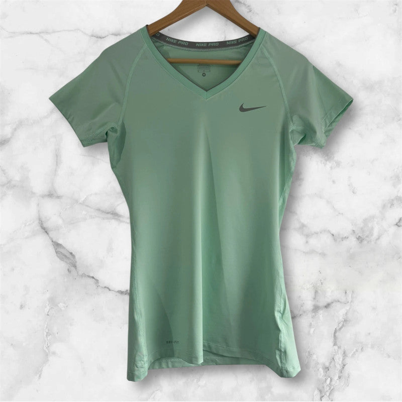 Women’s Mint Green Nike Pro Dri-Fit Sports Running T-Shirt