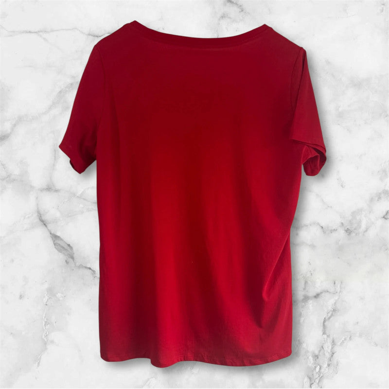 Women’s Red The Nike Tee Dri-Fit T-Shirt