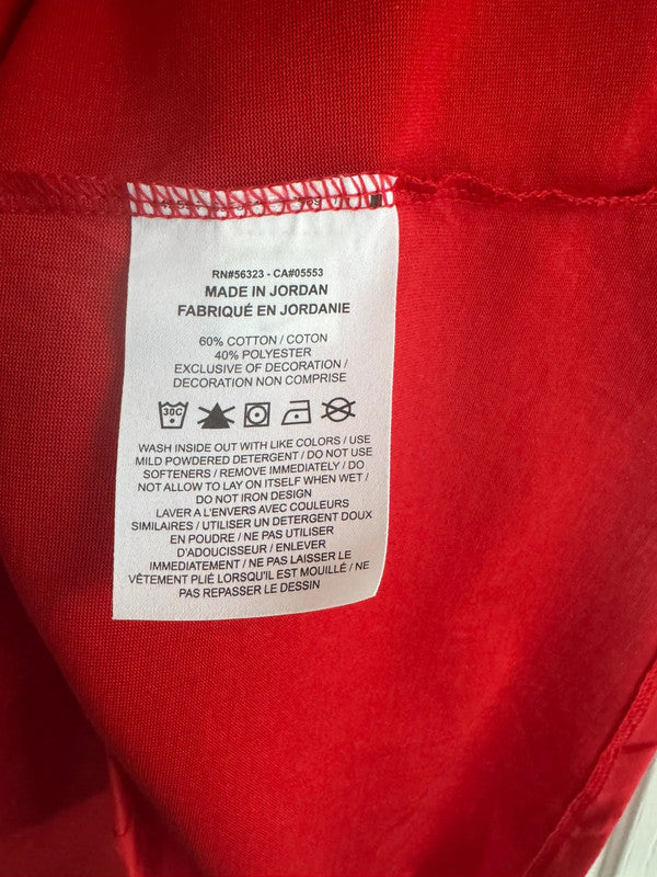Women’s Red The Nike Tee Dri-Fit T-Shirt