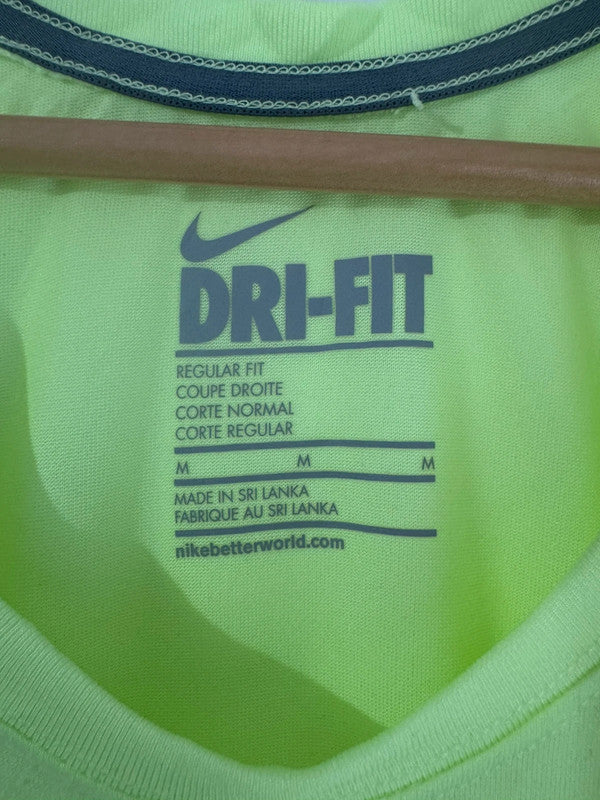 Women’s Lime Green Nike Dri-Fit Sports Running Vest