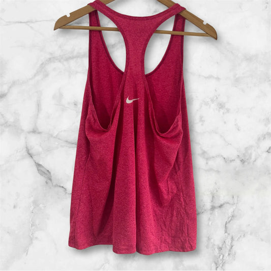 Women’s Pink Nike Dri-Fit Racer Back Sports Vest