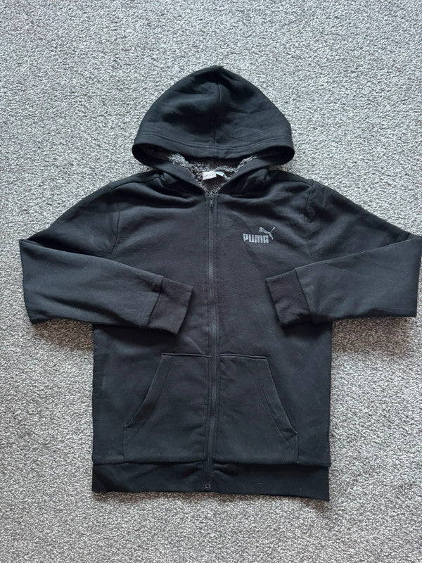 Kids Puma Sherpa Lined Full Zip Jacket