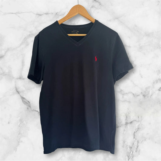 Men’s Ralph Lauren Black V-Neck T-shirt
