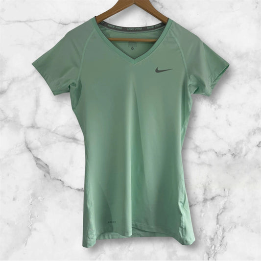 Women’s Mint Green Nike Pro Dri-Fit Sports Running T-Shirt