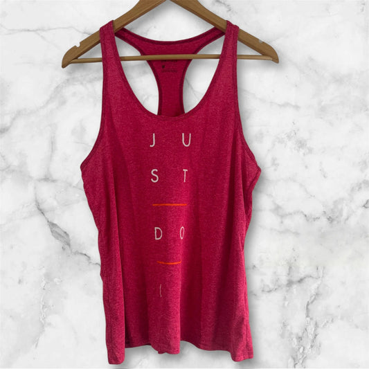 Women’s Pink Nike Dri-Fit Racer Back Sports Vest